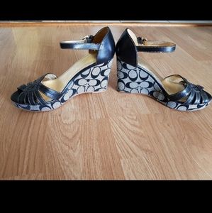 Coach wedge sandals